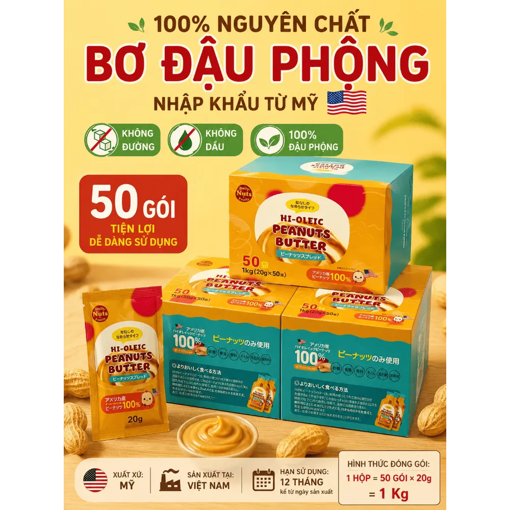 Bơ Đậu Phộng Mịn 1