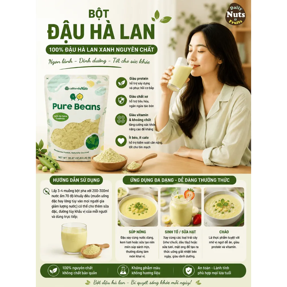Bột Đậu Hà Lan Rang 3