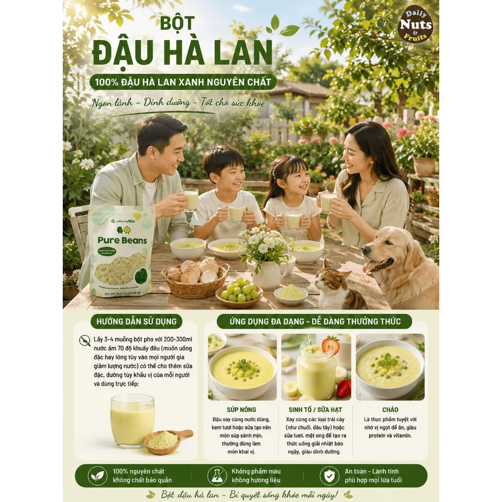 Bột Đậu Hà Lan Rang 4