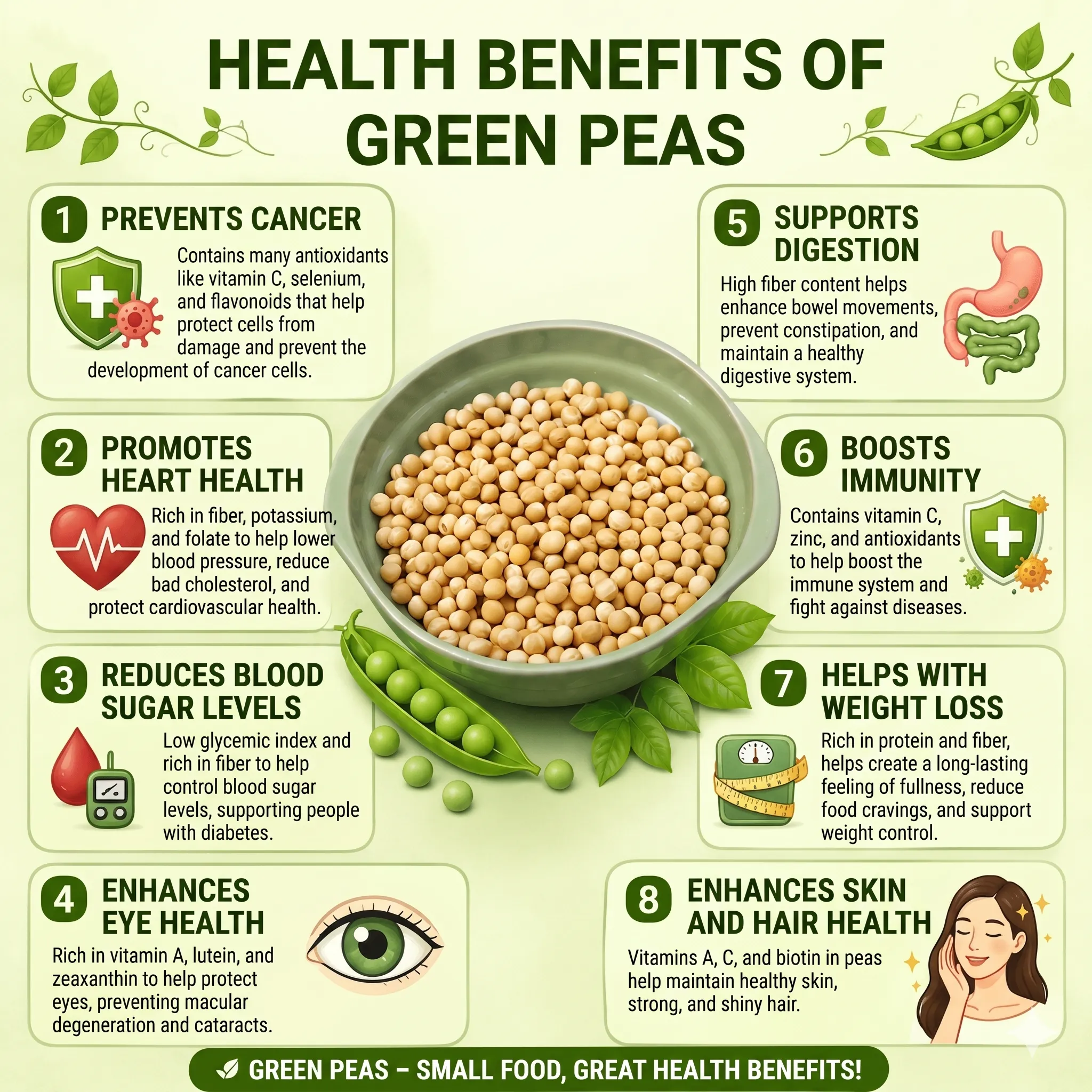 Premium Canadian Green Peas 2