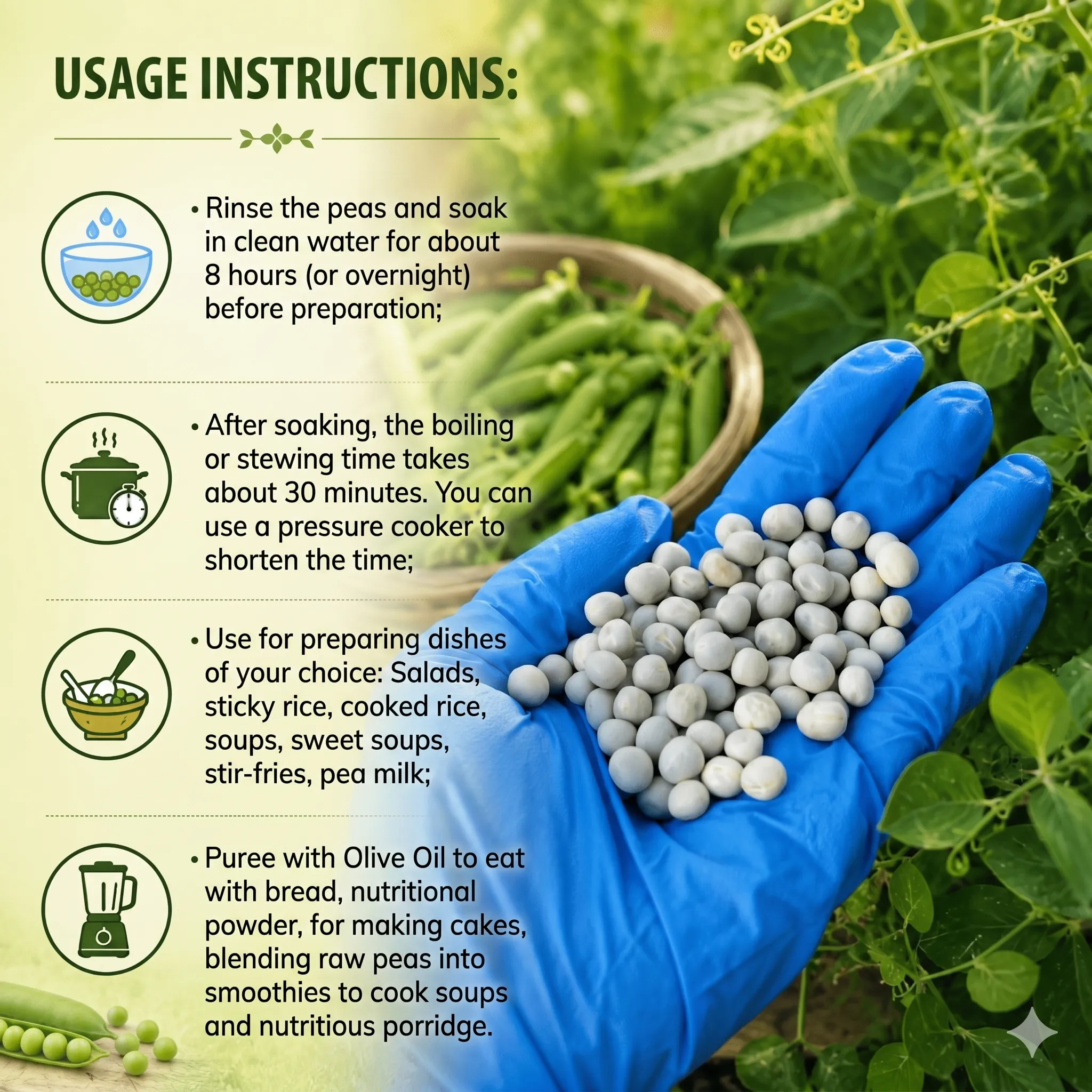 Premium Canadian Green Peas 3