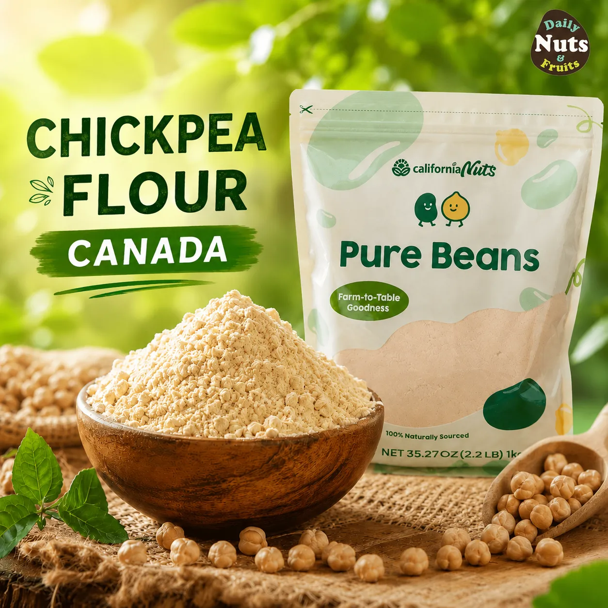 Roasted Chickpea Flour 1