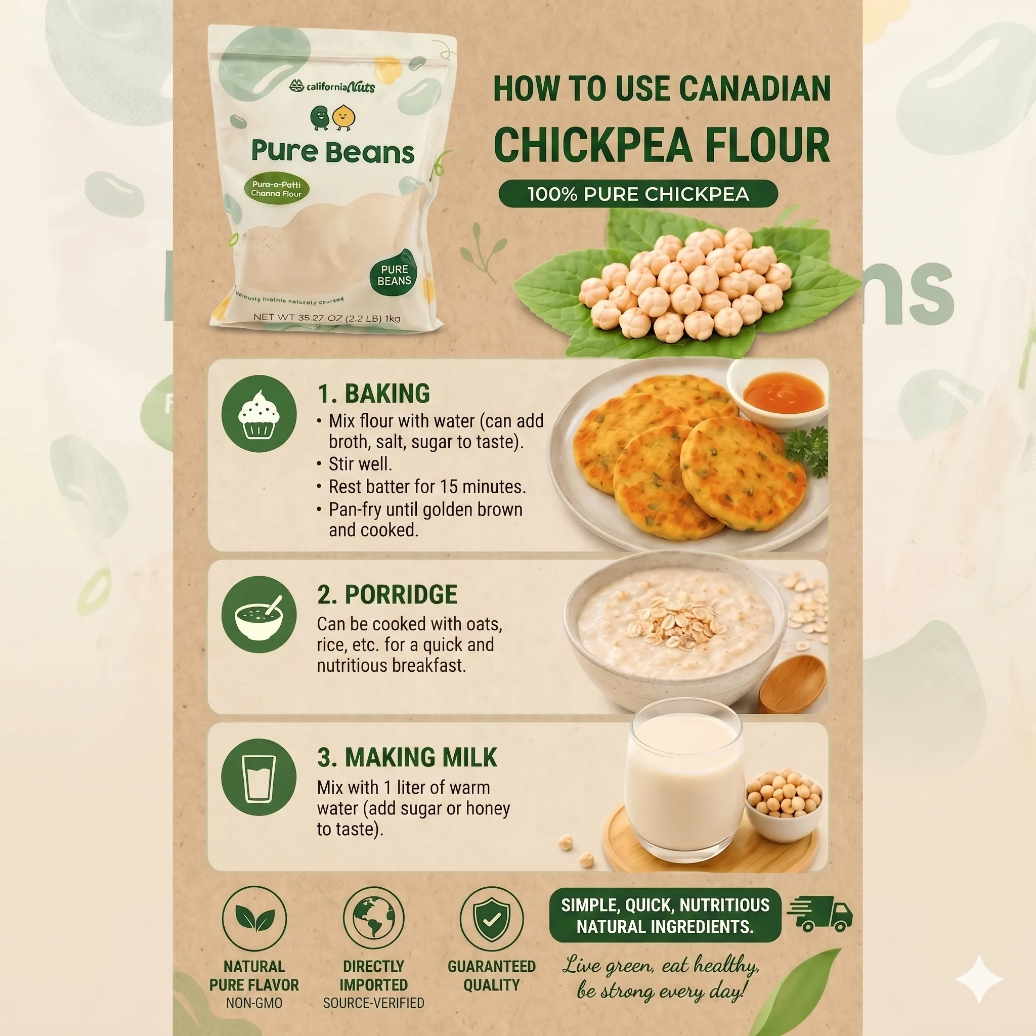 Roasted Chickpea Flour 4